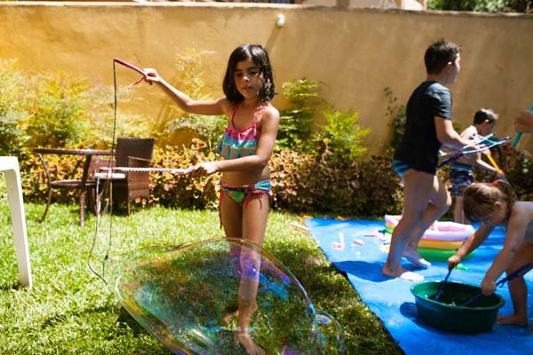Bolhas de sabão gigantes