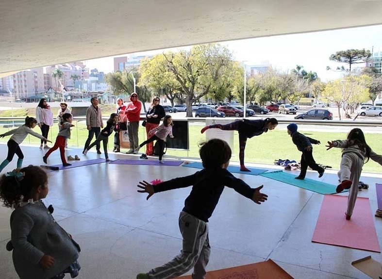 Aula de Yoga para crianças